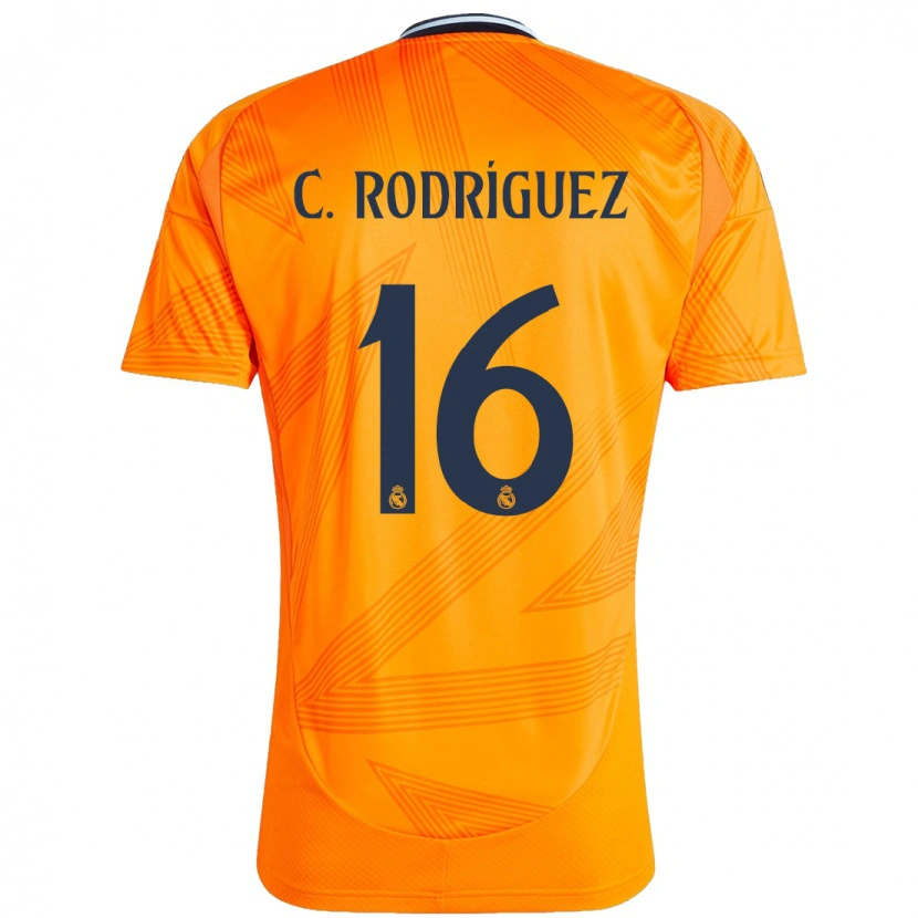 Danxen Kid Carlos Rodríguez #16 Orange Away Jersey 2024/25 T-Shirt