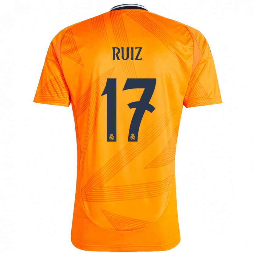 Danxen Kid David Ruiz #17 Orange Away Jersey 2024/25 T-Shirt