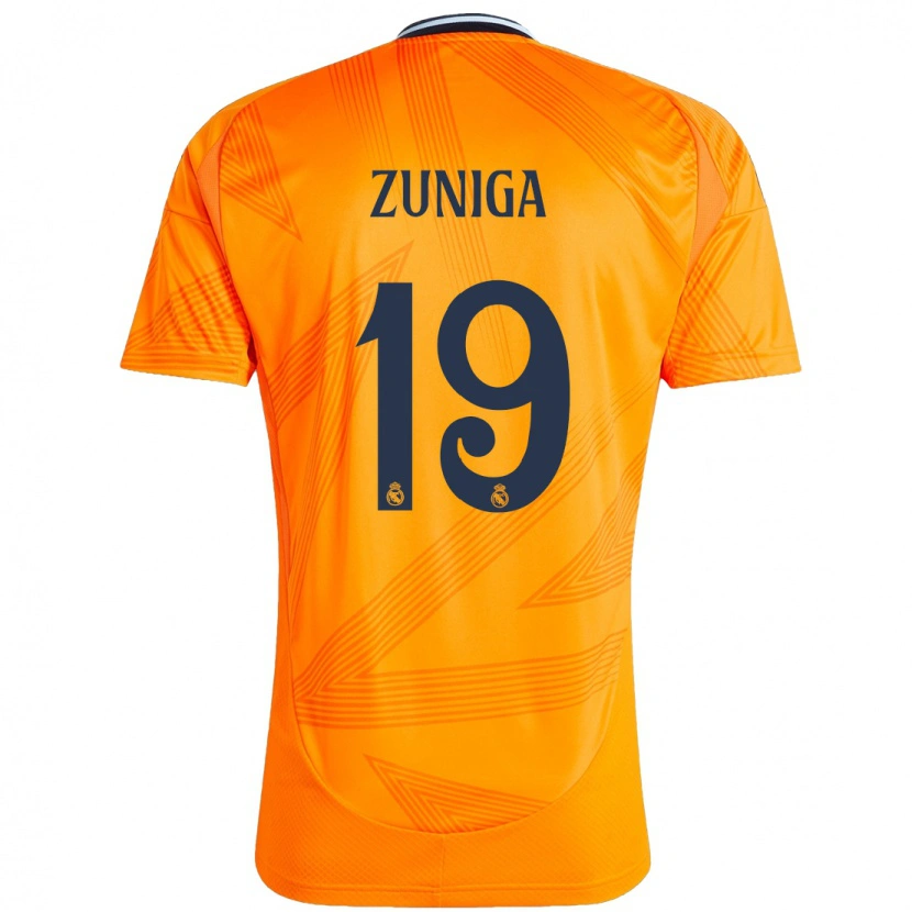 Danxen Kid Loren Zúñiga #19 Orange Away Jersey 2024/25 T-Shirt