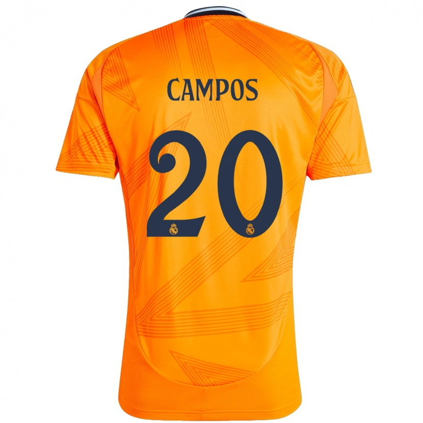 Danxen Kid Andrés Campos #20 Orange Away Jersey 2024/25 T-Shirt