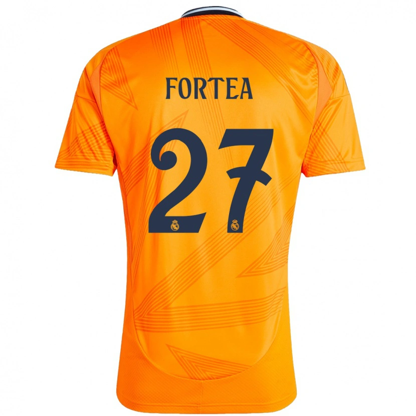 Danxen Kid Jesús Fortea #27 Orange Away Jersey 2024/25 T-Shirt