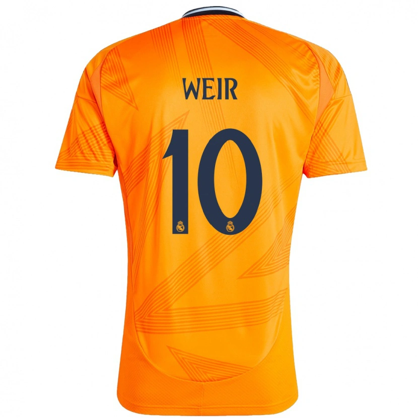 Danxen Kid Caroline Weir #10 Orange Away Jersey 2024/25 T-Shirt