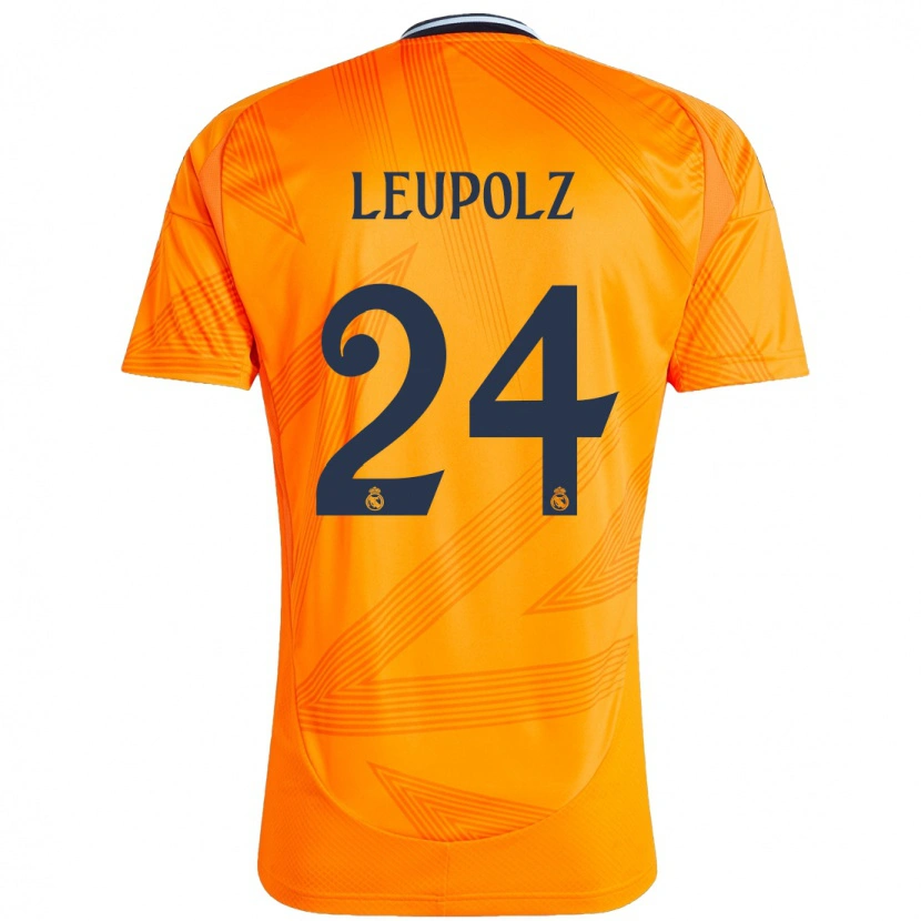 Danxen Kid Melanie Leupolz #24 Orange Away Jersey 2024/25 T-Shirt