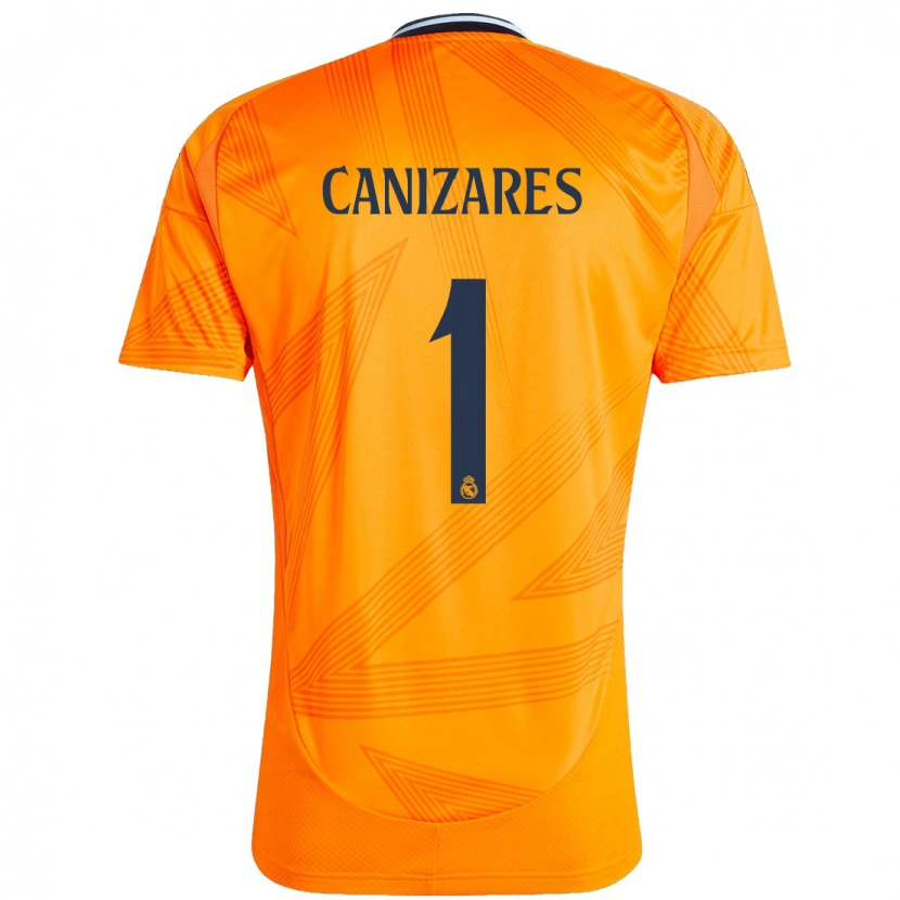 Danxen Kid Lucas Cañizares #1 Orange Away Jersey 2024/25 T-Shirt