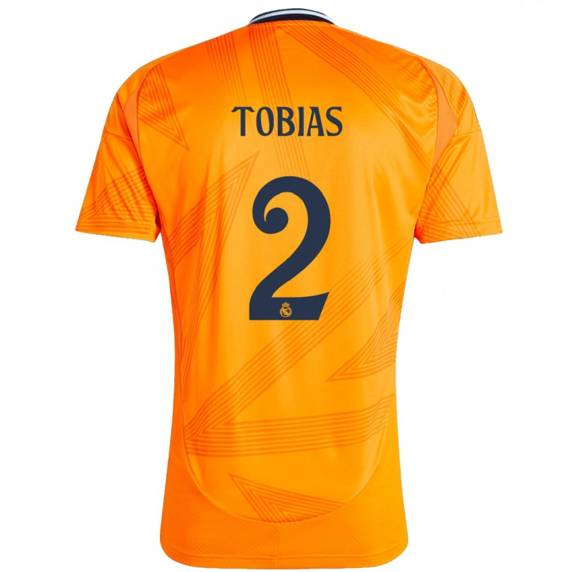 Danxen Kid Vinícius Tobias #2 Orange Away Jersey 2024/25 T-Shirt