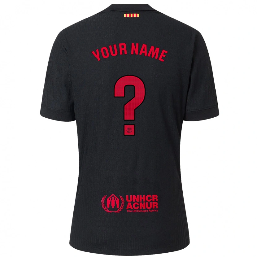 Danxen Kid Your Name #0 Black Red Away Jersey 2024/25 T-Shirt