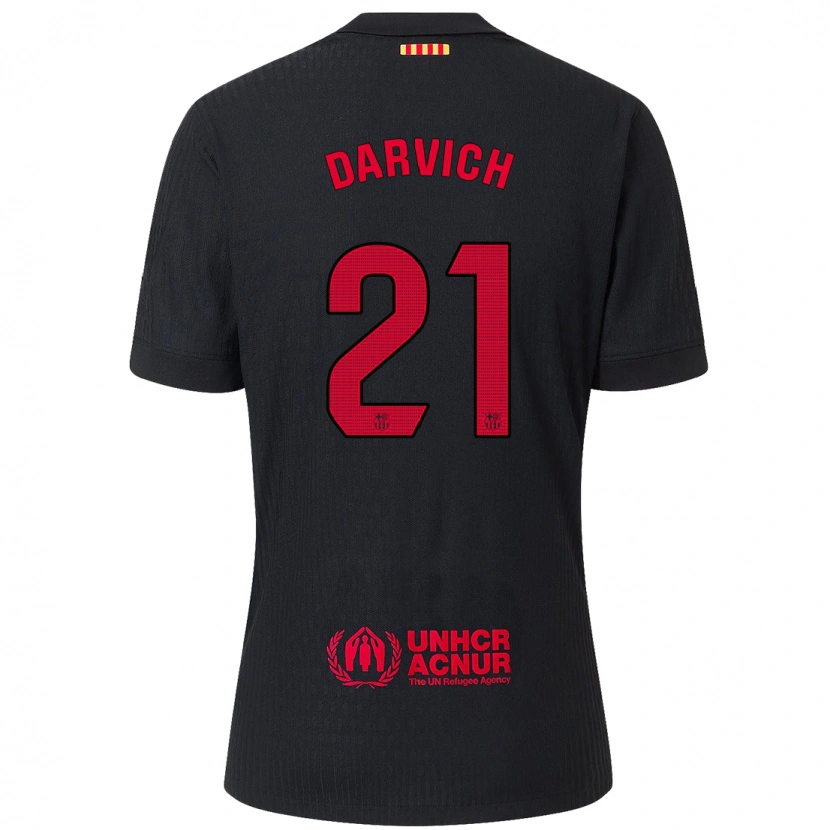 Danxen Kid Noah Darvich #21 Black Red Away Jersey 2024/25 T-Shirt