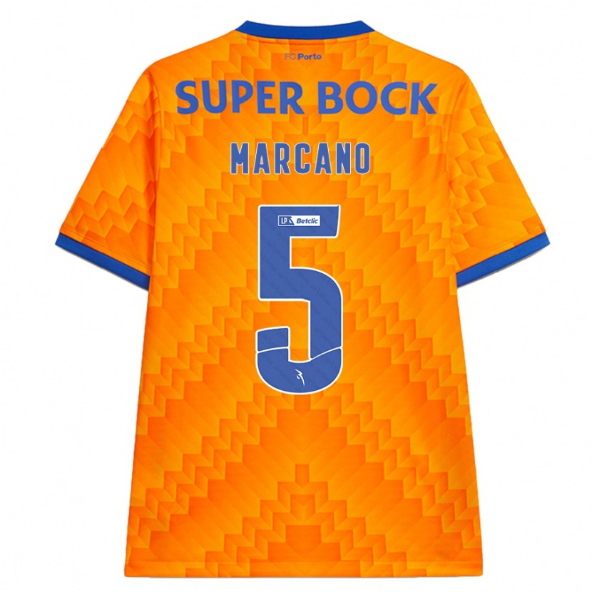 Danxen Kid Iván Marcano #5 Orange Away Jersey 2024/25 T-Shirt