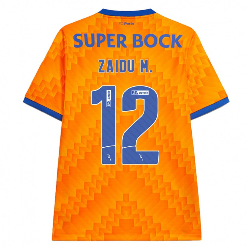 Danxen Kid Zaidu #12 Orange Away Jersey 2024/25 T-Shirt