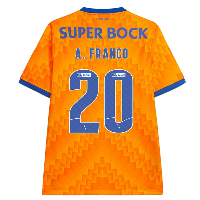 Danxen Kid André Franco #20 Orange Away Jersey 2024/25 T-Shirt