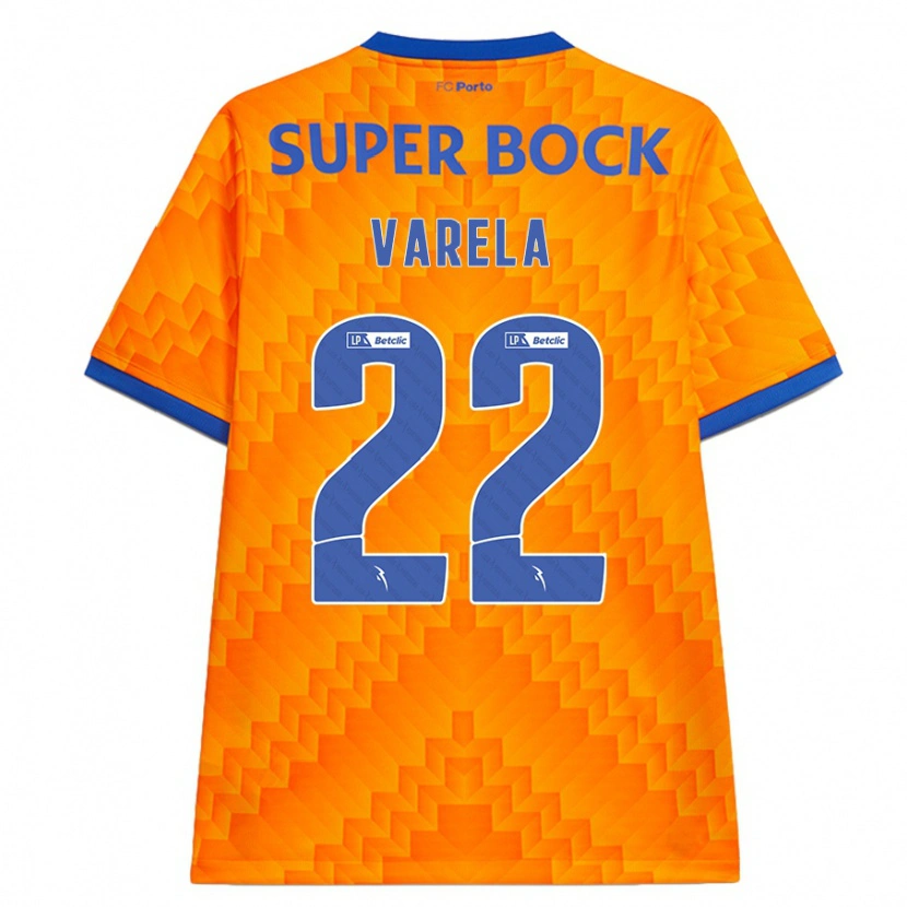 Danxen Kid Alan Varela #22 Orange Away Jersey 2024/25 T-Shirt