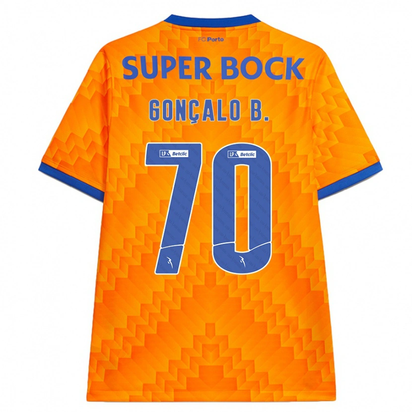 Danxen Kid Gonçalo Borges #70 Orange Away Jersey 2024/25 T-Shirt