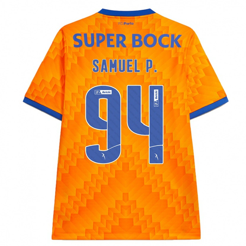 Danxen Kid Samuel Portugal #94 Orange Away Jersey 2024/25 T-Shirt