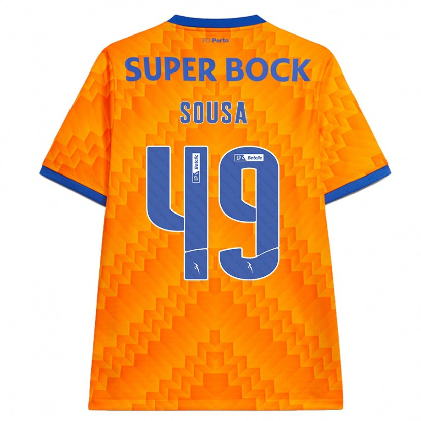 Danxen Kid Gonçalo Sousa #49 Orange Away Jersey 2024/25 T-Shirt