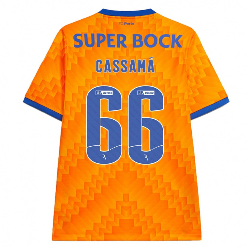 Danxen Kid Adramane Cassamá #66 Orange Away Jersey 2024/25 T-Shirt