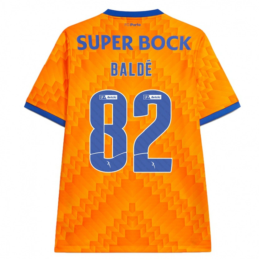 Danxen Kid Alfa Baldé #82 Orange Away Jersey 2024/25 T-Shirt