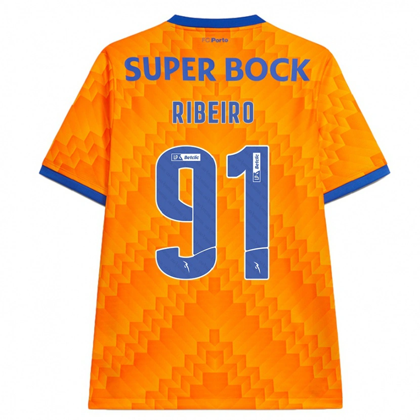 Danxen Kid Gonçalo Ribeiro #91 Orange Away Jersey 2024/25 T-Shirt