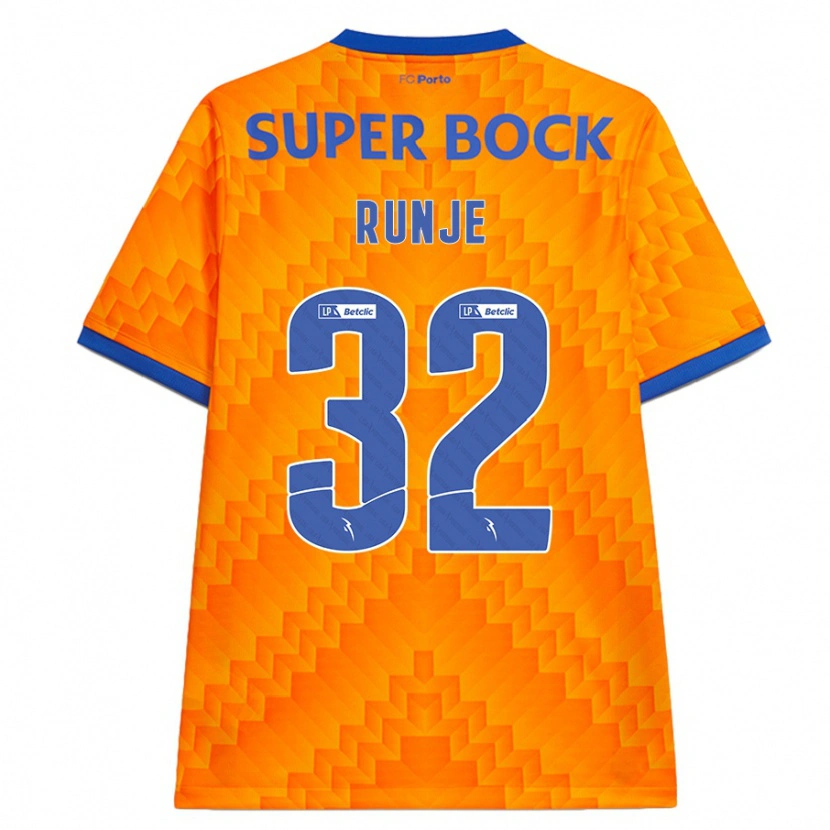 Danxen Kid Roko Runje #32 Orange Away Jersey 2024/25 T-Shirt