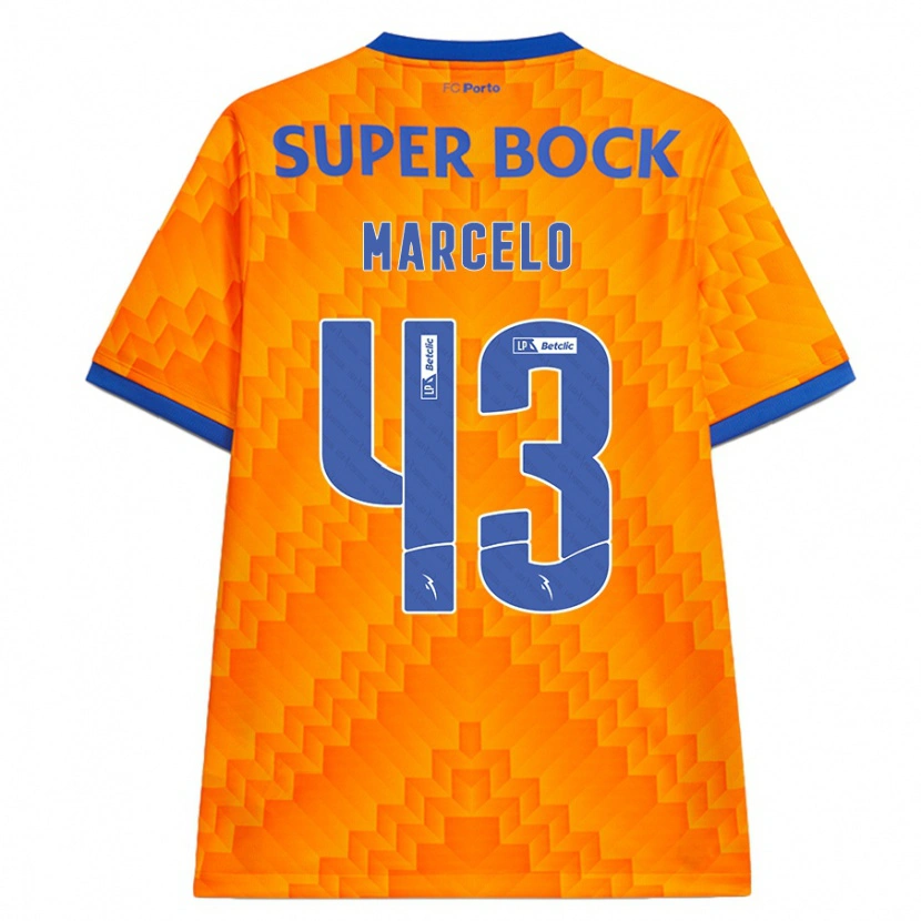 Danxen Kid Joao Marcelo #43 Orange Away Jersey 2024/25 T-Shirt