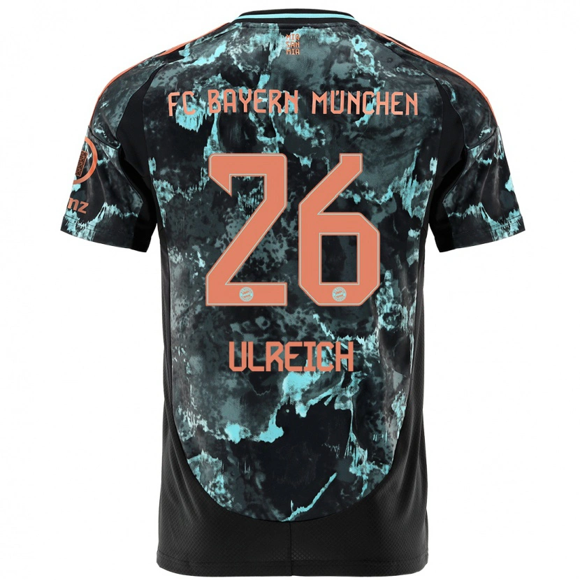 Danxen Kid Sven Ulreich #26 Black Away Jersey 2024/25 T-Shirt