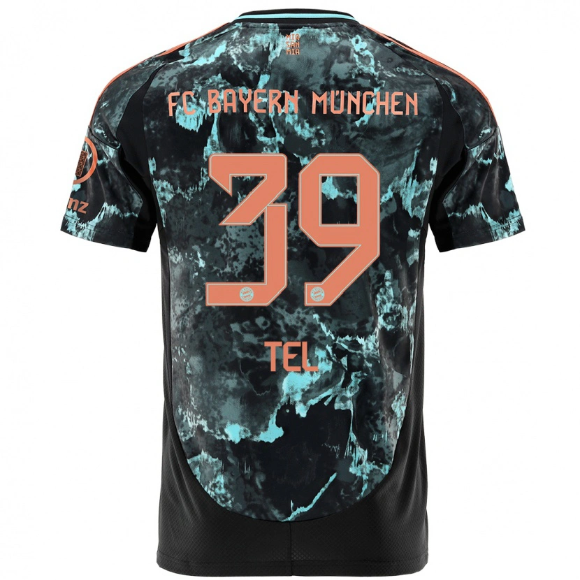 Danxen Kid Mathys Tel #39 Black Away Jersey 2024/25 T-Shirt