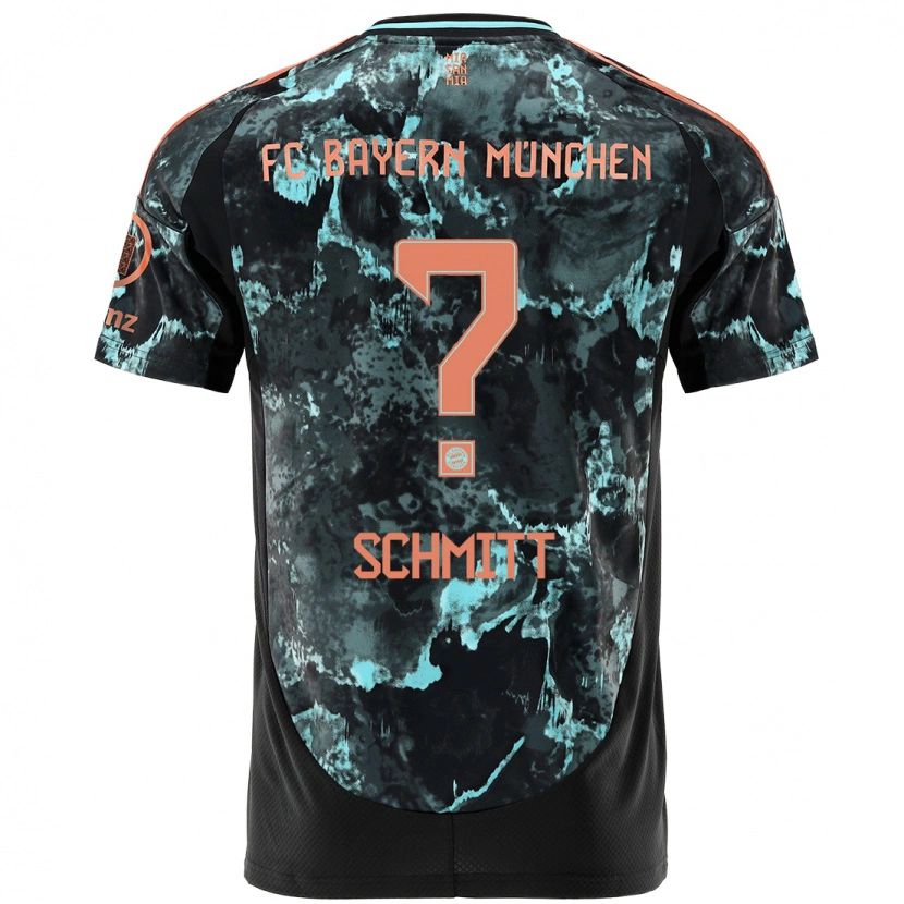 Danxen Kid Max Schmitt #0 Black Away Jersey 2024/25 T-Shirt