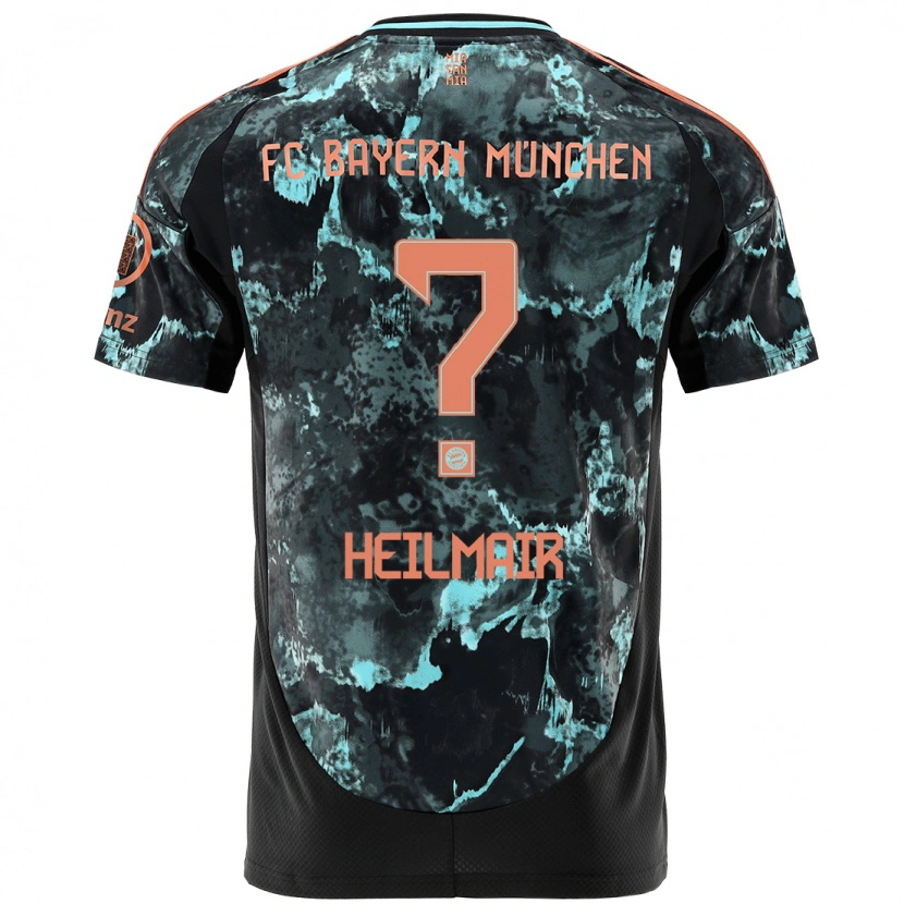 Danxen Kid Hannes Heilmair #0 Black Away Jersey 2024/25 T-Shirt