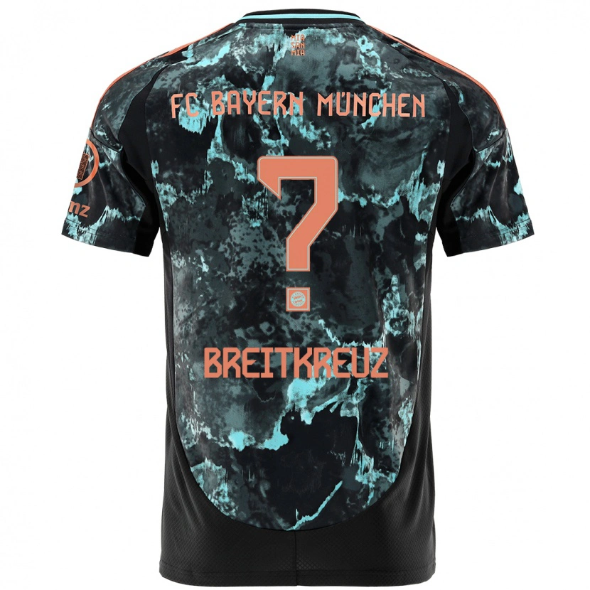 Danxen Kid Steve Breitkreuz #0 Black Away Jersey 2024/25 T-Shirt