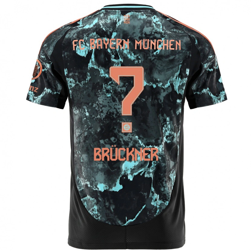 Danxen Kid Angelo Brückner #0 Black Away Jersey 2024/25 T-Shirt