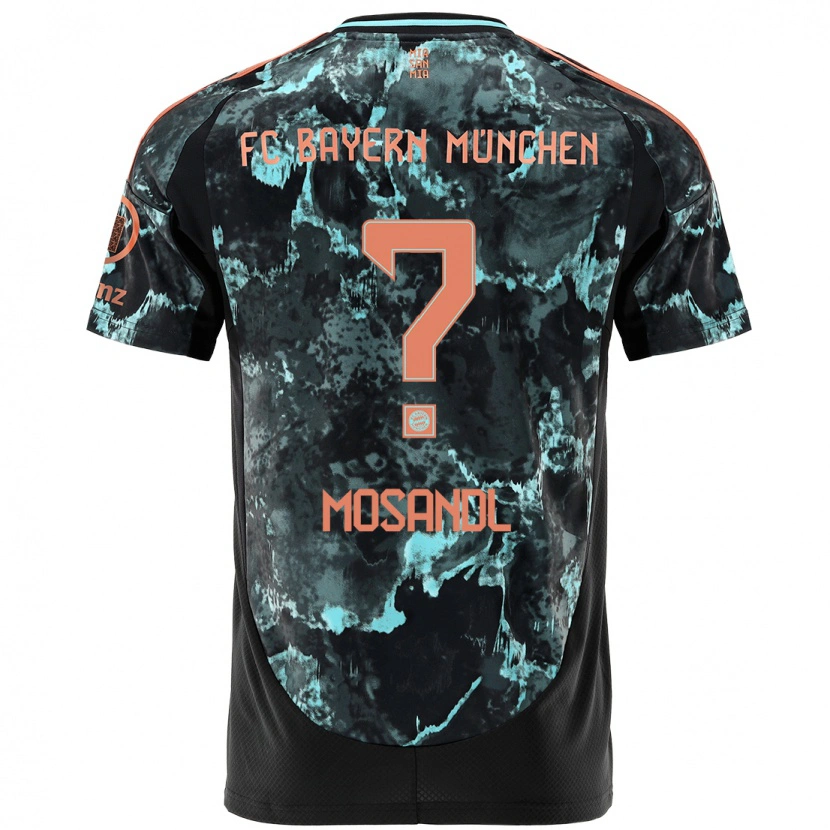 Danxen Kid Moritz Mosandl #0 Black Away Jersey 2024/25 T-Shirt