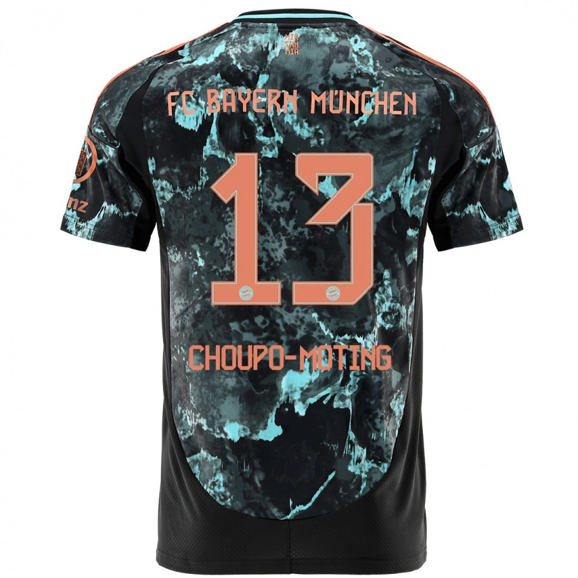 Danxen Kid Eric Maxim Choupo-Moting #13 Black Away Jersey 2024/25 T-Shirt