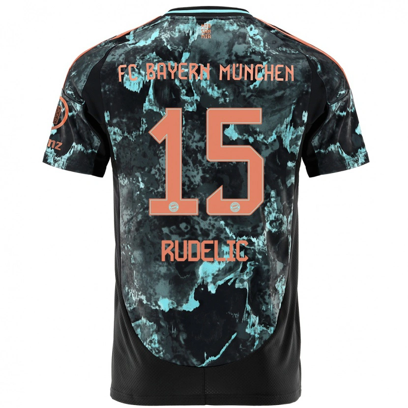 Danxen Kid Ivana Rudelic #15 Black Away Jersey 2024/25 T-Shirt