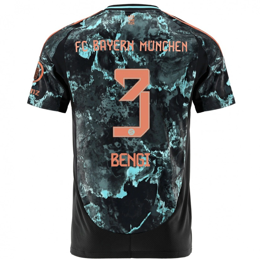 Danxen Kid Kaan Bengi #3 Black Away Jersey 2024/25 T-Shirt