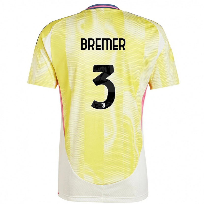 Danxen Kid Bremer #3 Solar Yellow Away Jersey 2024/25 T-Shirt