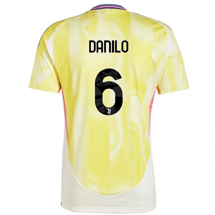 Danxen Kid Danilo #6 Solar Yellow Away Jersey 2024/25 T-Shirt