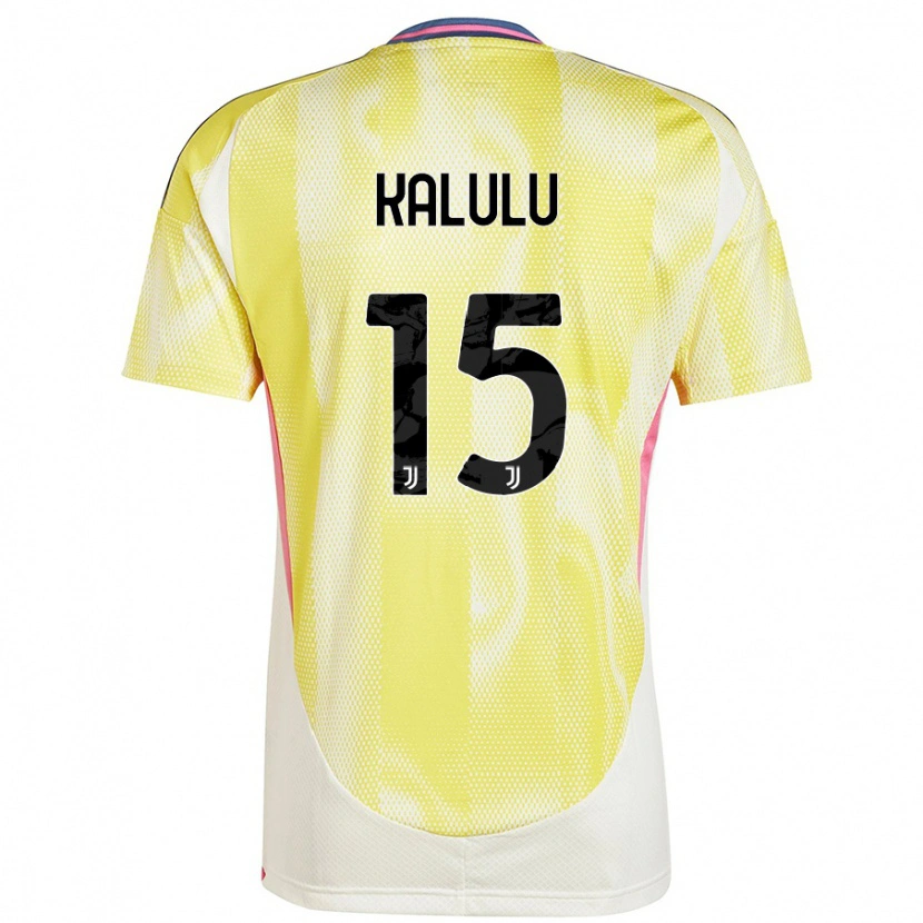 Danxen Kid Pierre Kalulu #15 Solar Yellow Away Jersey 2024/25 T-Shirt