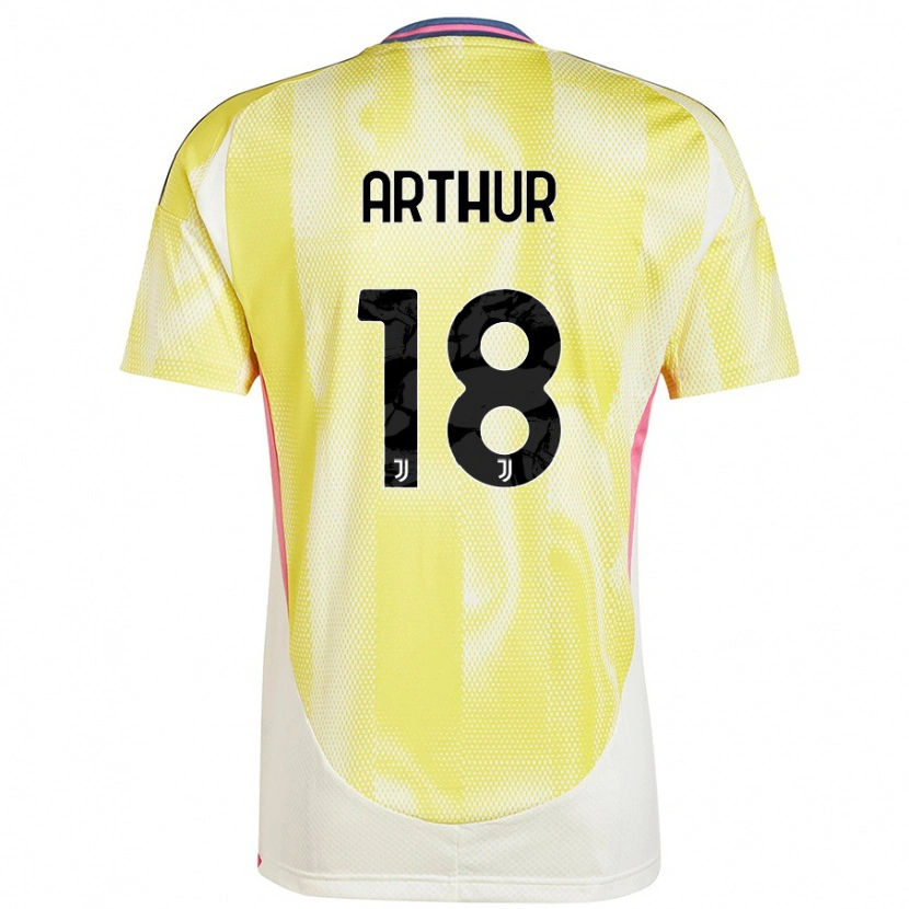 Danxen Kid Arthur Melo #18 Solar Yellow Away Jersey 2024/25 T-Shirt