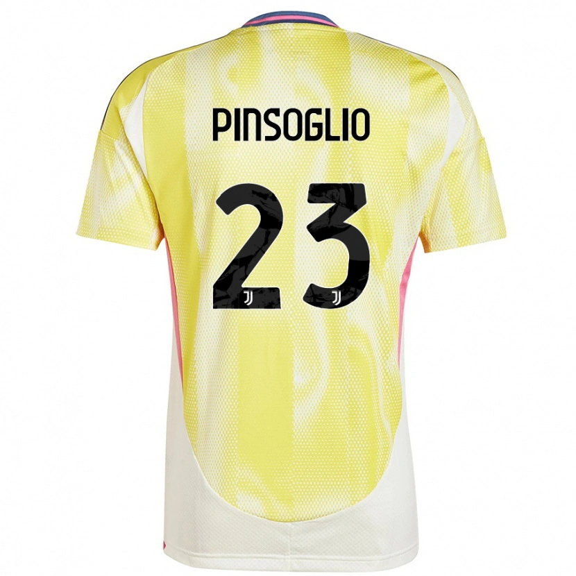 Danxen Kid Carlo Pinsoglio #23 Solar Yellow Away Jersey 2024/25 T-Shirt