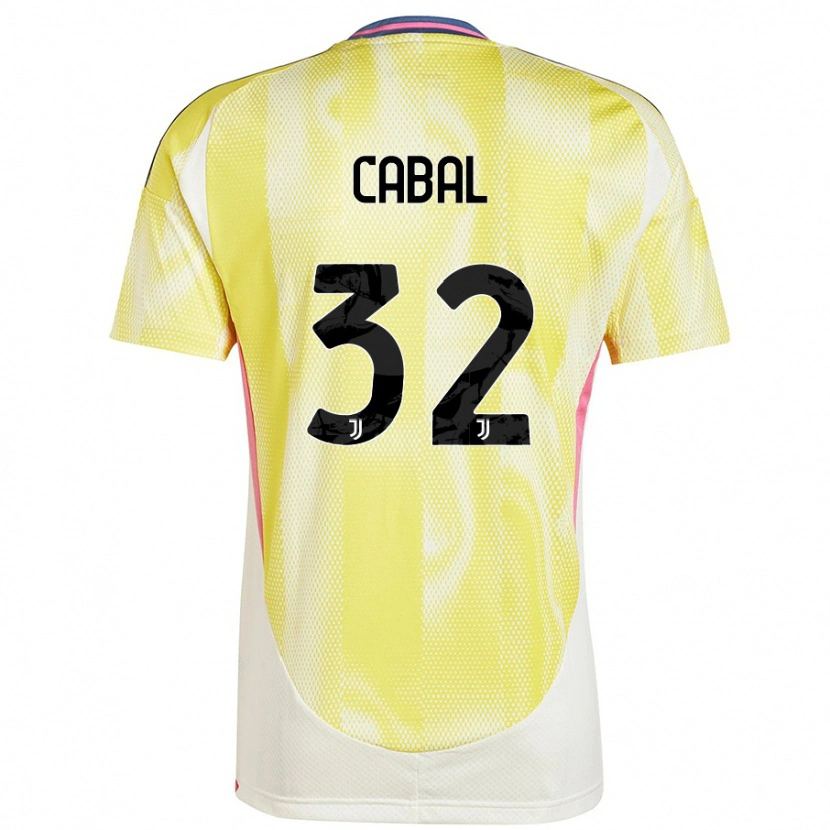 Danxen Kid Juan Cabal #32 Solar Yellow Away Jersey 2024/25 T-Shirt