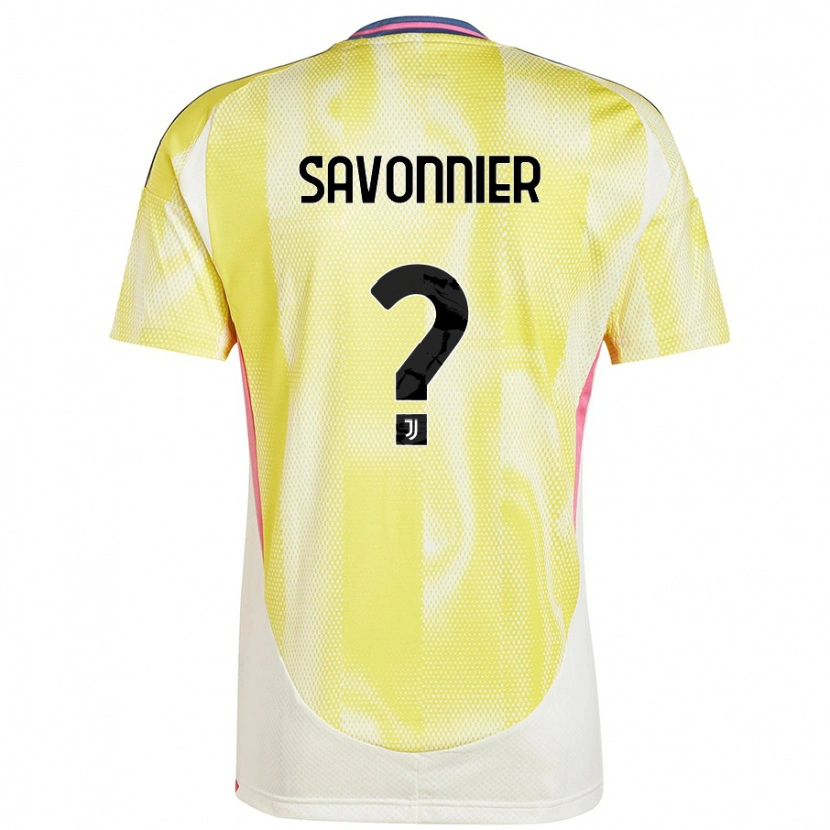 Danxen Kid Nelson Savonnier #0 Solar Yellow Away Jersey 2024/25 T-Shirt