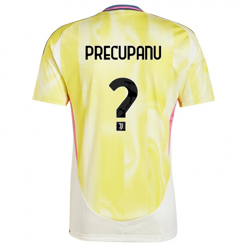 Danxen Kid Stefano Precupanu #0 Solar Yellow Away Jersey 2024/25 T-Shirt