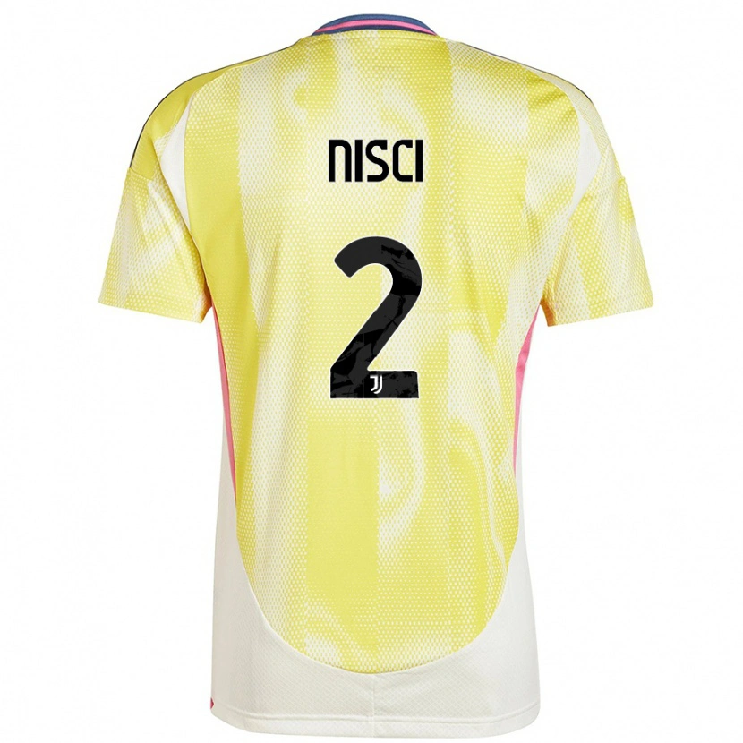 Danxen Kid Alessandro Nisci #2 Solar Yellow Away Jersey 2024/25 T-Shirt