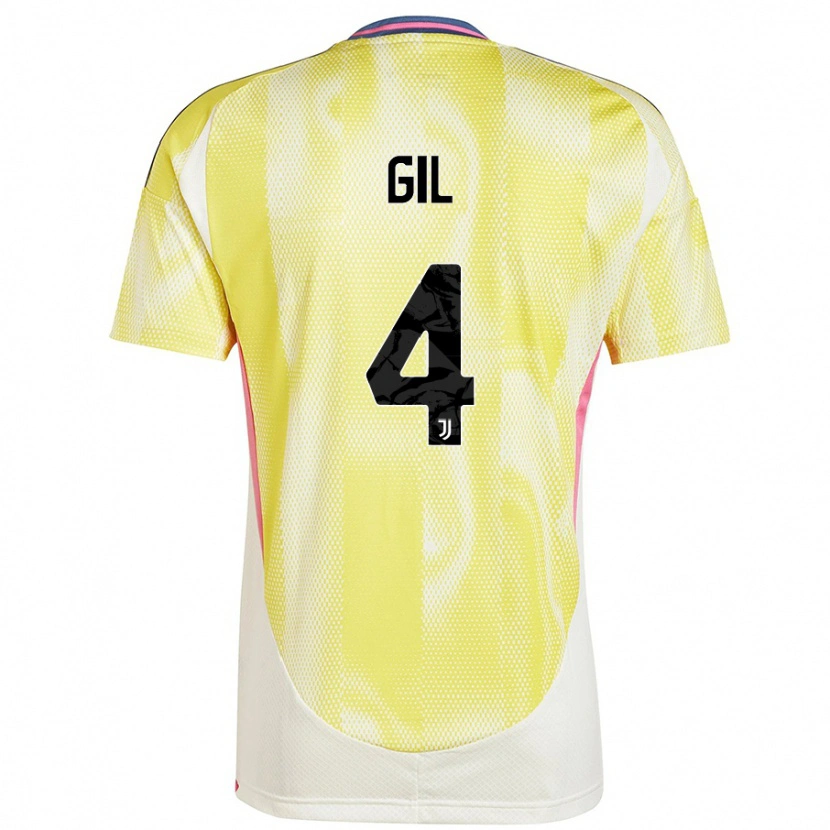 Danxen Kid Javier Gil #4 Solar Yellow Away Jersey 2024/25 T-Shirt