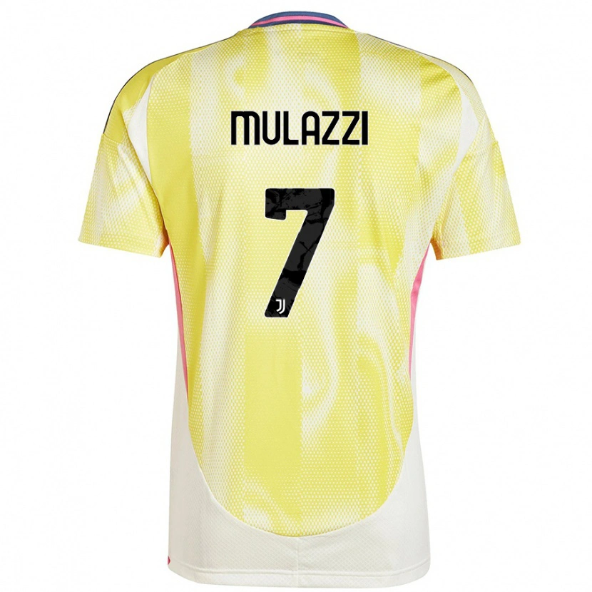 Danxen Kid Gabriele Mulazzi #7 Solar Yellow Away Jersey 2024/25 T-Shirt