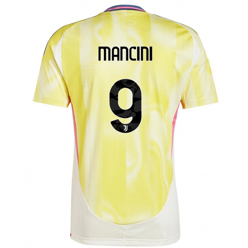 Danxen Kid Tommaso Mancini #9 Solar Yellow Away Jersey 2024/25 T-Shirt