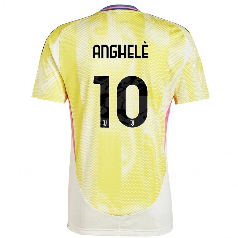 Danxen Kid Lorenzo Anghelè #10 Solar Yellow Away Jersey 2024/25 T-Shirt