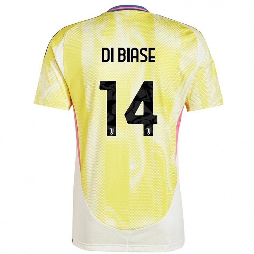 Danxen Kid Gianmarco Di Biase #14 Solar Yellow Away Jersey 2024/25 T-Shirt