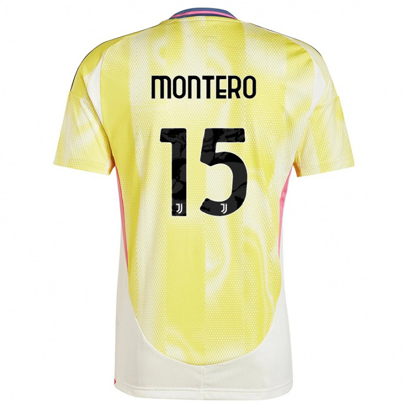 Danxen Kid Alfonso Montero #15 Solar Yellow Away Jersey 2024/25 T-Shirt