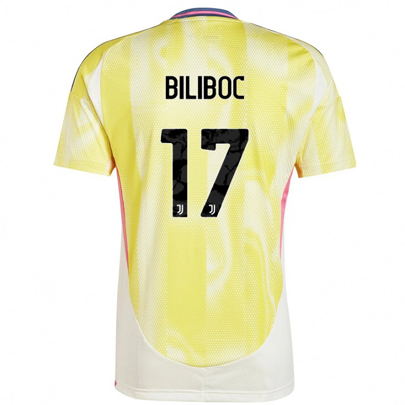 Danxen Kid Lorenzo Biliboc #17 Solar Yellow Away Jersey 2024/25 T-Shirt