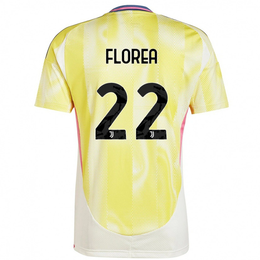 Danxen Kid Andrei Florea #22 Solar Yellow Away Jersey 2024/25 T-Shirt